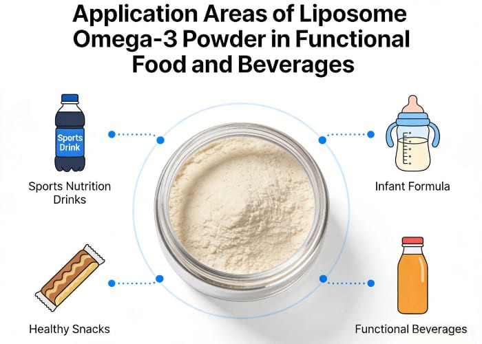Application Area Liposome Omega-3 Powder-Functional Food And Beverages Application Area Liposome Omega-3 Powder-Functional Food And Beverages