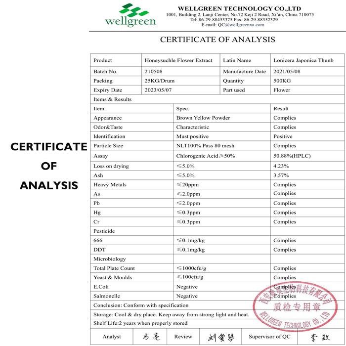 Chlorogenic Acid Powder